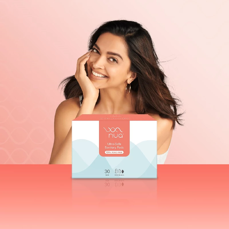 Nua Ultra-Safe Light-L Sanitary Pads, 30 Pads-2.webp